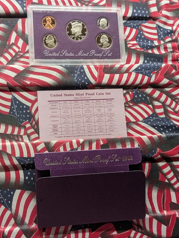 1992-S U.S. Mint Proof Set in OGP w/ COA from auction in Greenville, Ohio — image 44