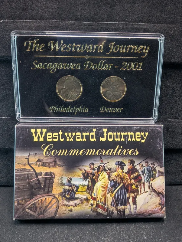2001 P&D The Westward Journey Sacagawea Dollar Set from auction in Greenville, Ohio — image 26