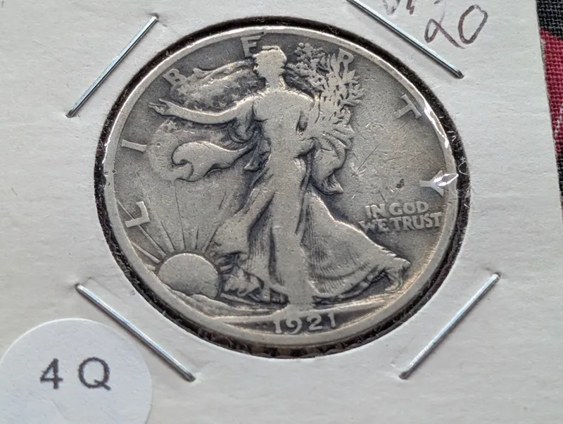 1921-S Walking Liberty 90% Silver Half Dollar from auction in Greenville, Ohio — image 29