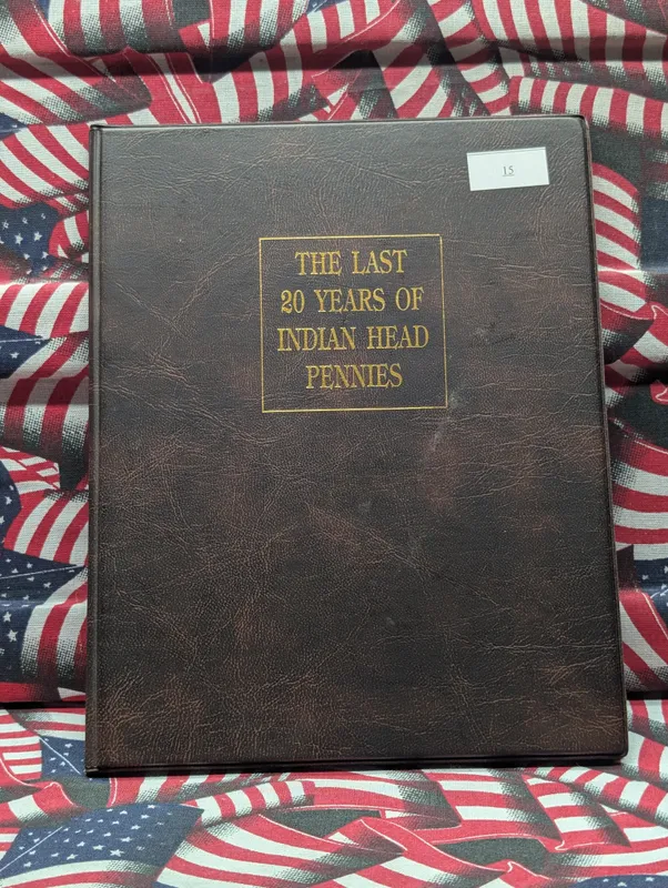 1890-1909 The Last 20 Years of Indian Head Pennies Album Collection from auction in Greenville, Ohio — image 16