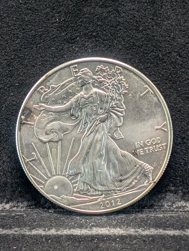 2012 American Silver Eagle .999 Fine Silver, One Troy Ounce from auction in Greenville, Ohio — image 2