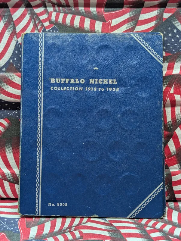 1913 to 1938 Indian Head Buffalo Nickel Whitman Folder w/ 36 Coins from auction in Greenville, Ohio — image 3