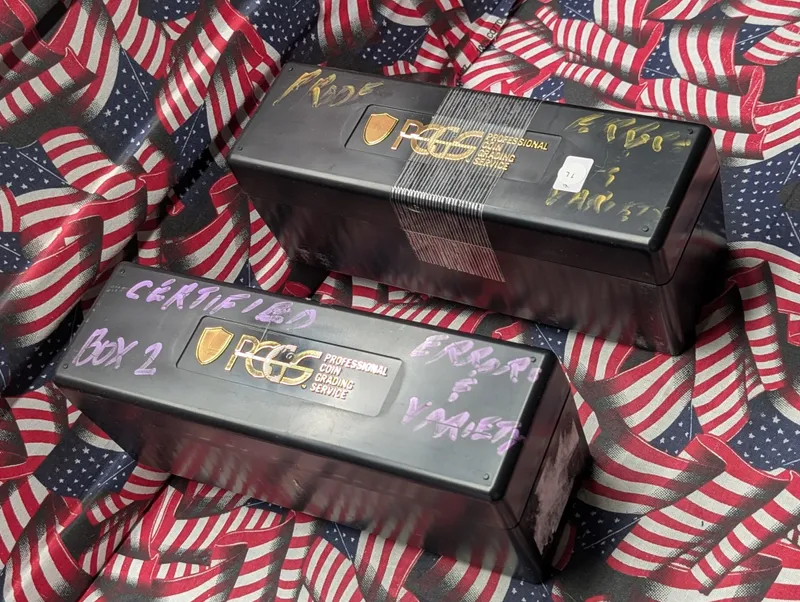 (2) Used PCGS Coin Storage Boxes from auction in Greenville, Ohio — image 5