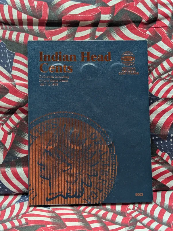 1857 to 1909 Indian Head Cent Whitman Folder w/ 39 Coins - INCLUDES A 1857, 1858 S. L. & 1858 L.L Flying Eagle Cents, 1860 is in the wrong spot. from auction in Greenville, Ohio — image 10