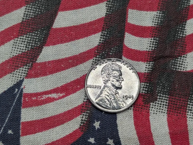 1943-P Lincoln Steel Wheat Cent from auction in Greenville, Ohio — image 12