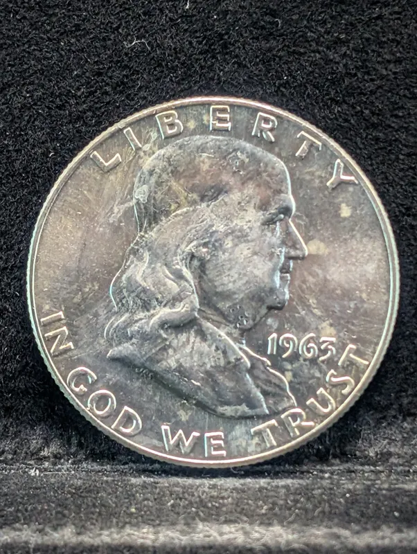1963-D Franklin Half Dollar 90% Silver from auction in Greenville, Ohio — image 23