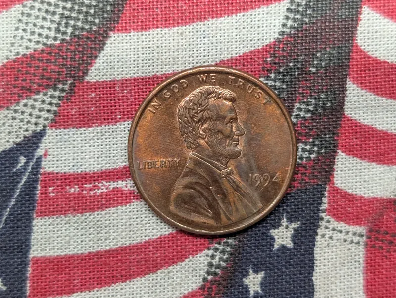 ERROR - 1994 Lincoln Memorial Cent, Printed Through Plastic from auction in Greenville, Ohio — image 40