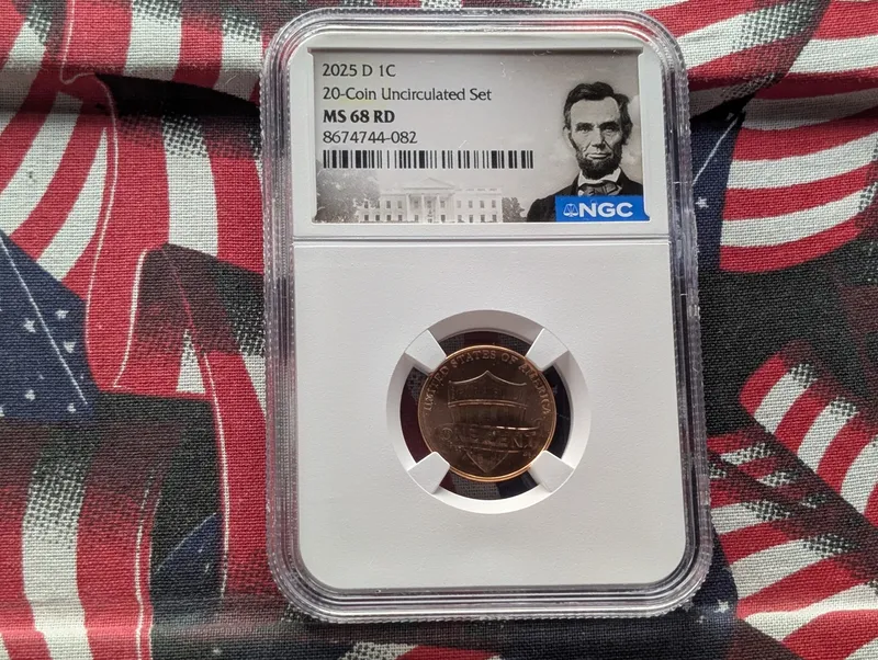 2025-D Lincoln Shield Cent NGC MS68 RD from auction in Greenville, Ohio — image 30