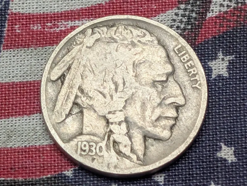 1930 Indian Head Buffalo Nickel w/ DDO on the Liberty from auction in Greenville, Ohio — image 38