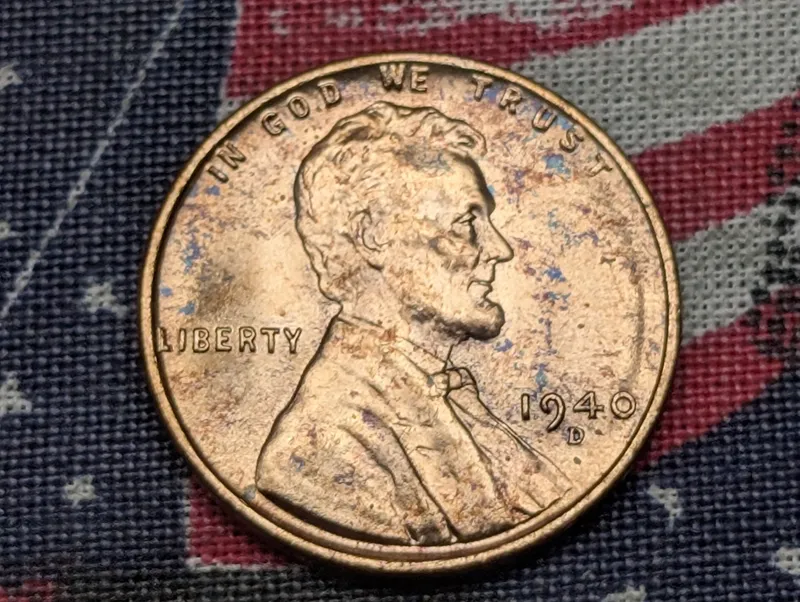 BU - 1940-D Lincoln Wheat Cent from auction in Greenville, Ohio — image 45