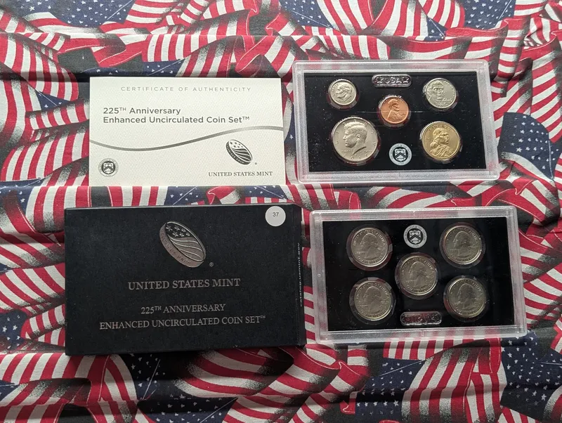 2017-S US Mint 225th Anniversary Enhanced Uncirculated 10-Coin Set in OGP with COA from auction in Greenville, Ohio — image 38