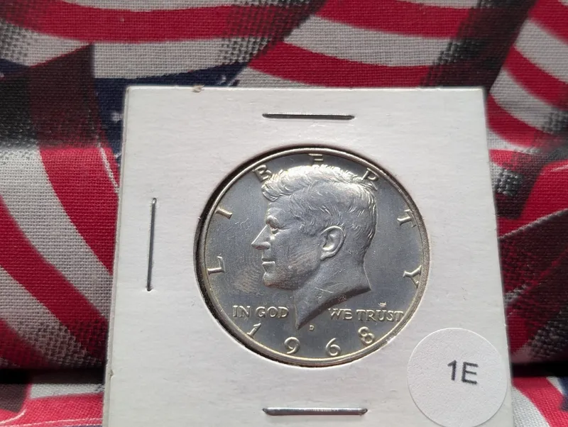 1968-D Kennedy Half Dollar, 40% Silver from auction in Greenville, Ohio — image 5