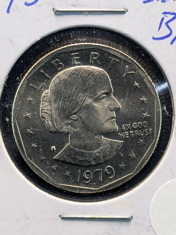 1979-S US Susan B. Anthony Dollar, Wide Rim (Near Date) Variety from auction in Greenville, Ohio — image 9