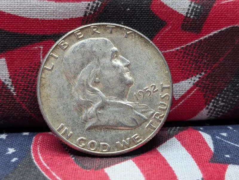 1952-P Franklin Half Dollar, 90% Silver from auction in Greenville, Ohio — image 26