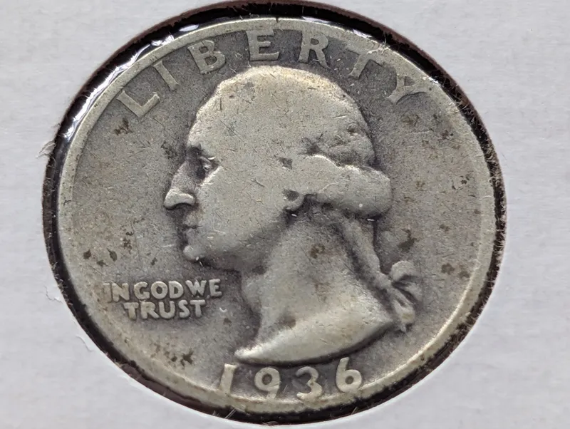 1936-S Washington Quarter, 90% Silver from auction in Greenville, Ohio — image 16