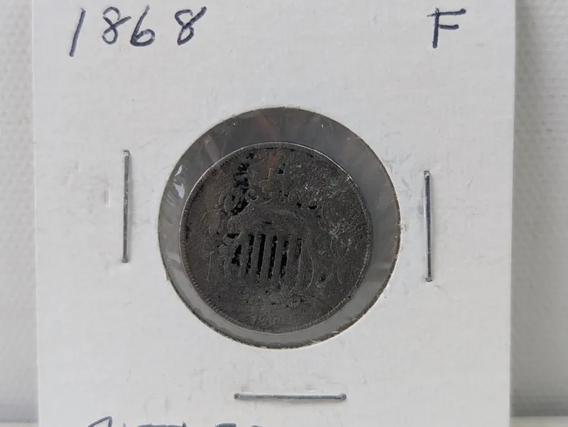 1868 US Shield Nickel from auction in Greenville, Ohio — image 27