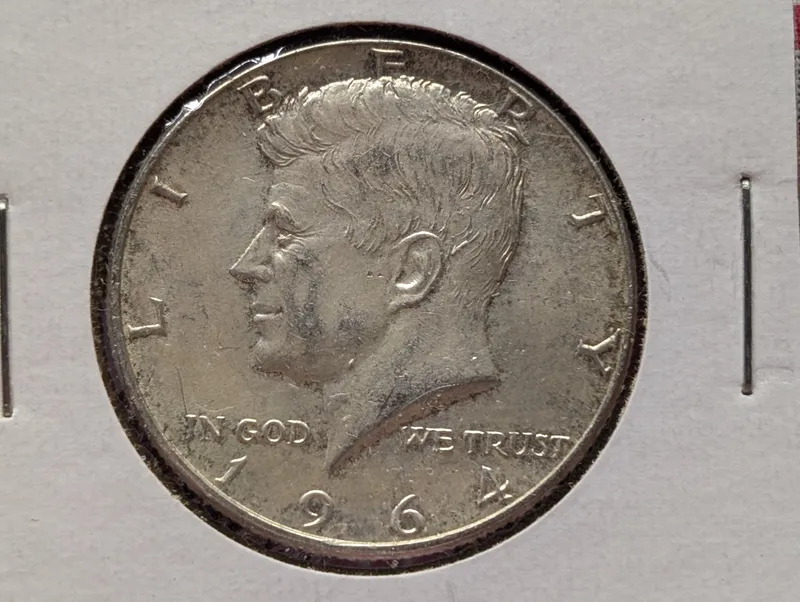 1964-P Kennedy Half Dollar, 90% Silver from auction in Greenville, Ohio — image 23