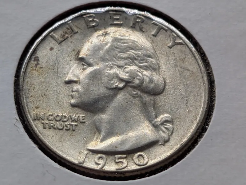 1950-D Washington Quarter, 90% Silver from auction in Greenville, Ohio — image 34