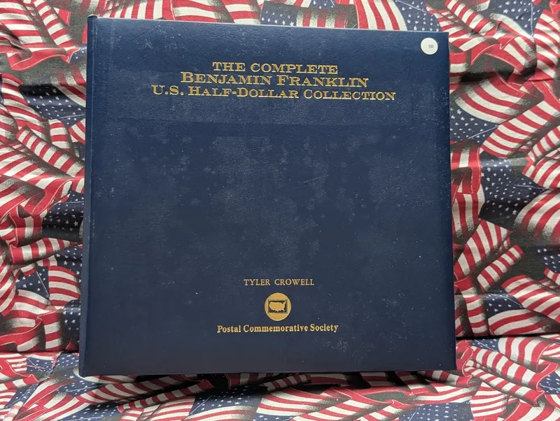 1948-P US Franklin 90% Silver Half Dollar in a Postal Commemorative Society Binder w/Sleeves from auction in Greenville, Ohio — image 39