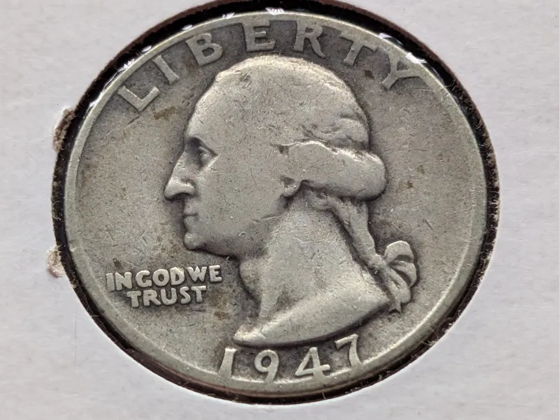 1947-D Washington Quarter, 90% Silver from auction in Greenville, Ohio — image 43