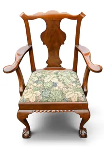 Chippendale Mahogany Armchair