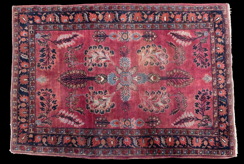 Antique Persian Sarouk Area Rug from auction in York, Pennsylvania — image 38