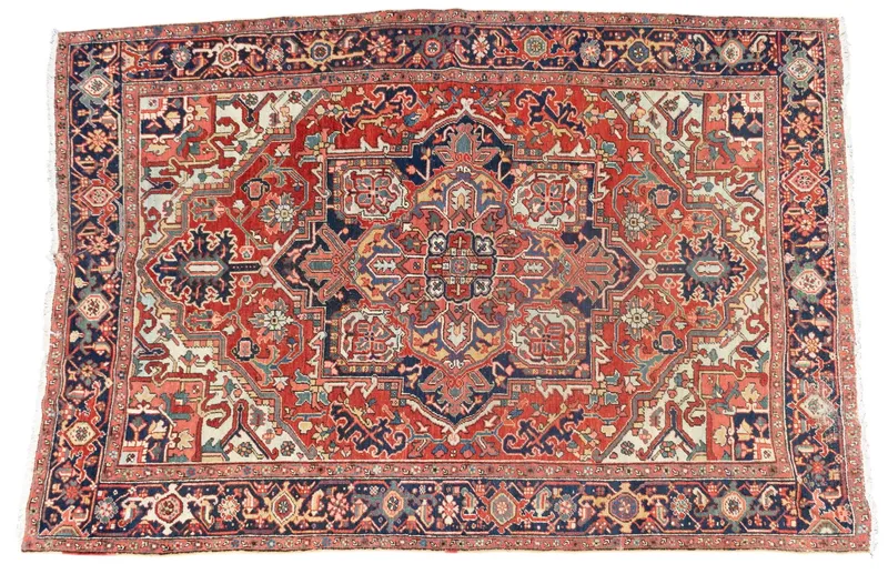Antique Persian Heriz Rug from auction in York, Pennsylvania — image 47