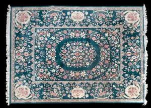 Green Tabriz Area Rug