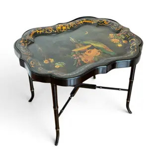 Tole-Painted Tray Table