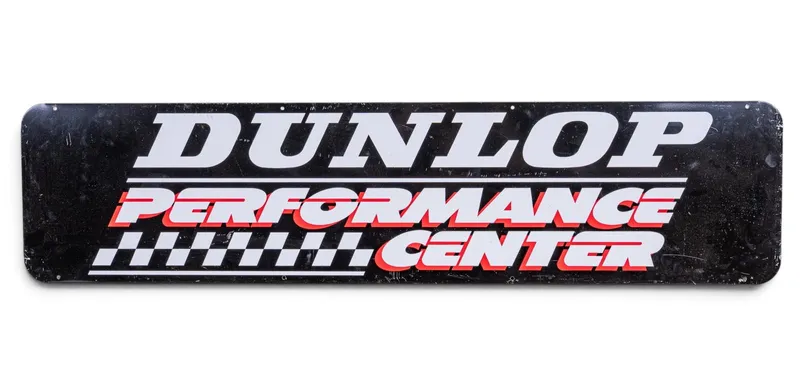 Dunlop Performance Two-Sided Metal Sign from auction in York, Pennsylvania — image 6