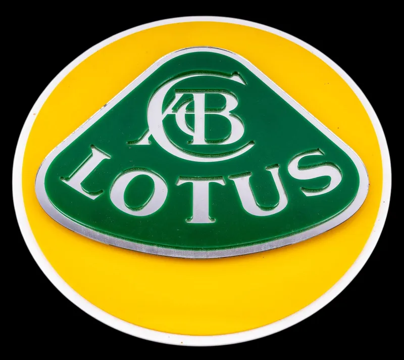 Vintage Lotus Automotive Mirrored Sign from auction in York, Pennsylvania — image 4