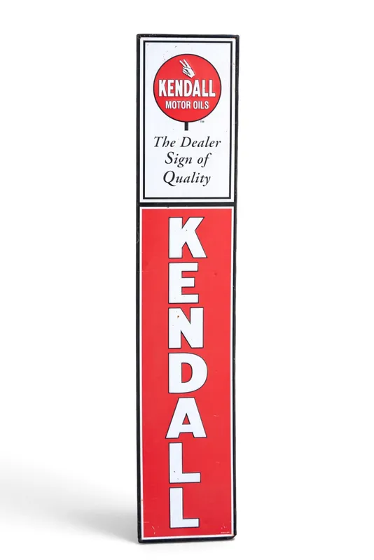 Kendell Motor Oil Tin Sign from auction in York, Pennsylvania — image 18