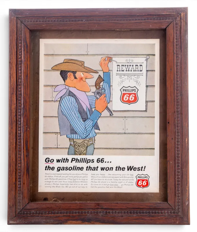 Phillips 66 Framed Advertising Sign from auction in York, Pennsylvania — image 30