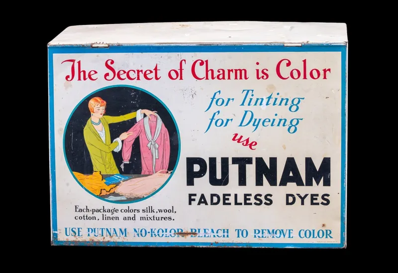Putnam Fadeless Dyes Metal Dye Box from auction in York, Pennsylvania — image 34