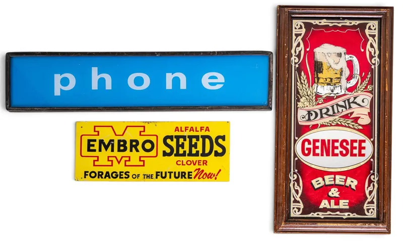 Advertising Signs w/ Seeds, Phone, Beer from auction in York, Pennsylvania — image 37