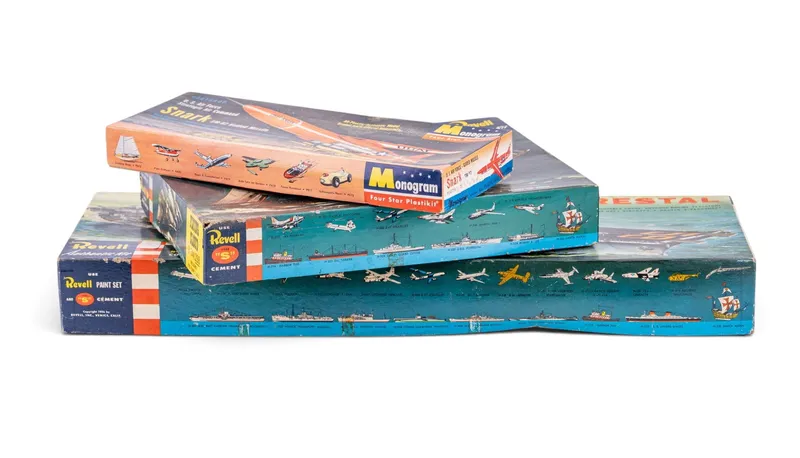 3 Vintage Model Kits by Revell and Monogram from auction in York, Pennsylvania — image 39
