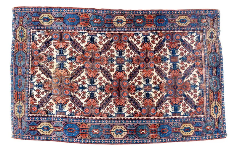 Antique Persian Heriz Rug ~5.5' x 8.75' from auction in York, Pennsylvania — image 2