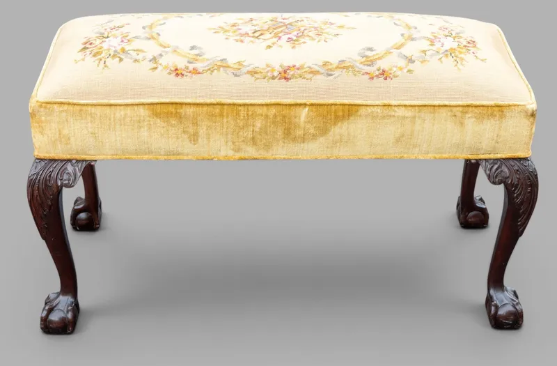 19C Upholstered Window Bench from auction in York, Pennsylvania — image 16