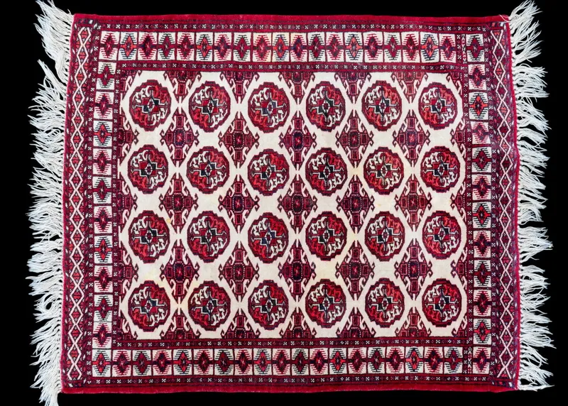 Hand-Knotted Turkman Rug from auction in York, Pennsylvania — image 33