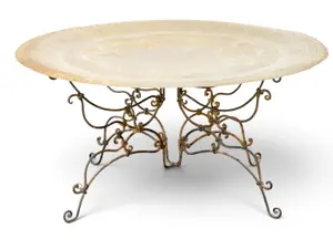 Large Embossed Tray Table