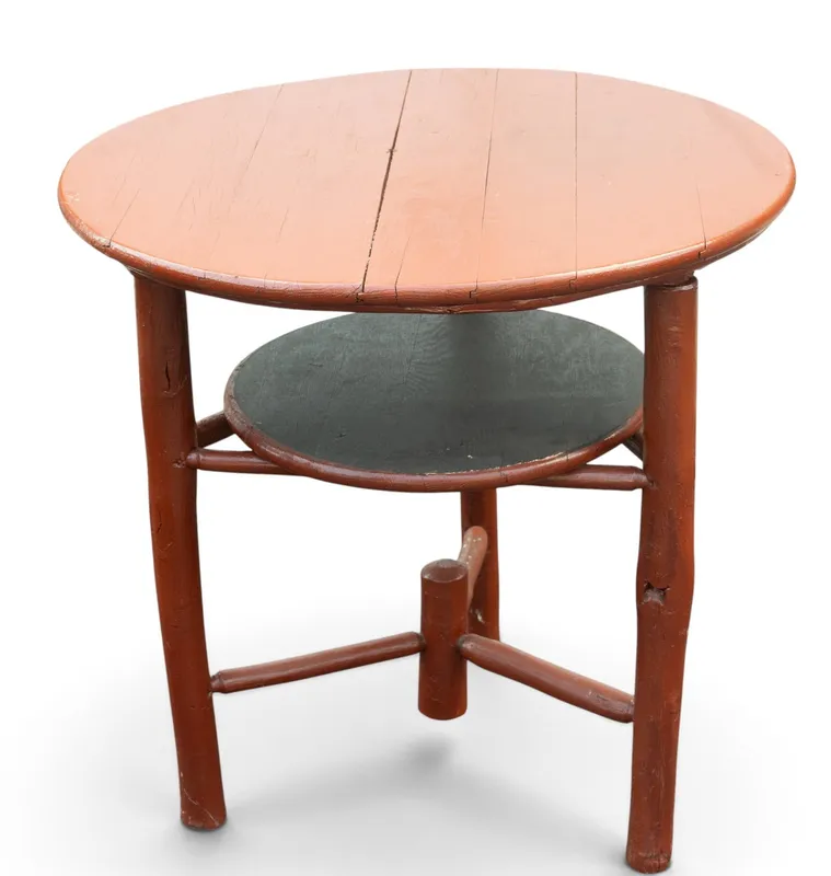Painted Wooden Adirondack Round Table from auction in York, Pennsylvania — image 5