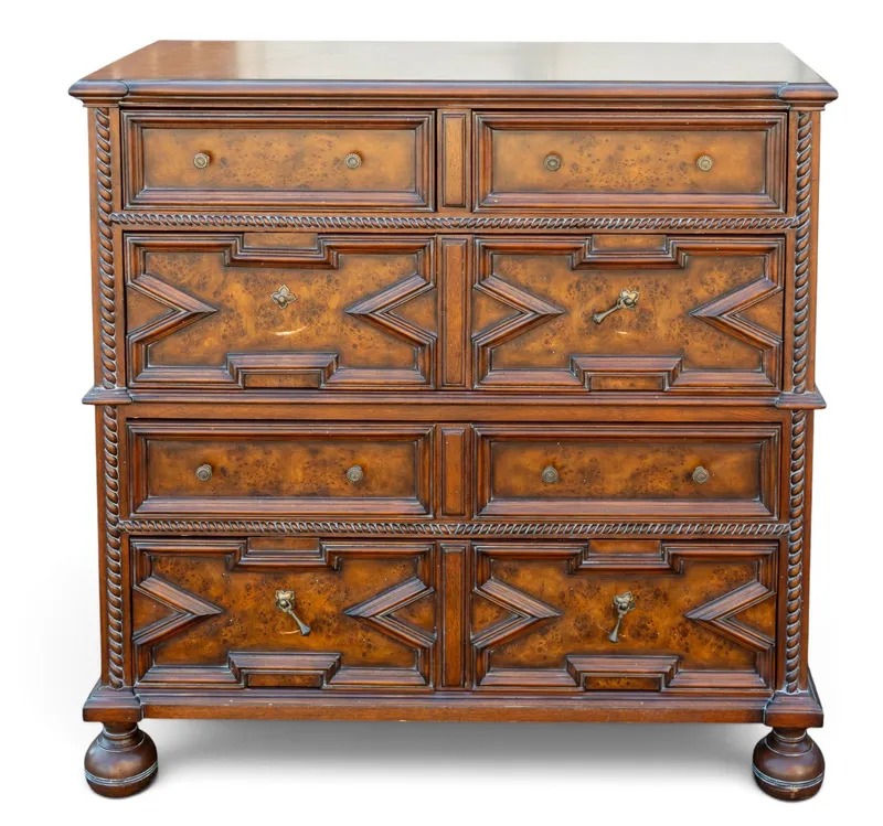 Burl and Carved Wood Chest of Drawers from auction in York, Pennsylvania — image 16