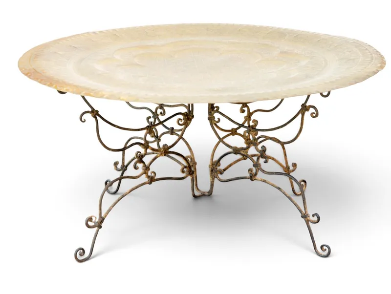 Large Embossed Tray Table from auction in York, Pennsylvania — image 22