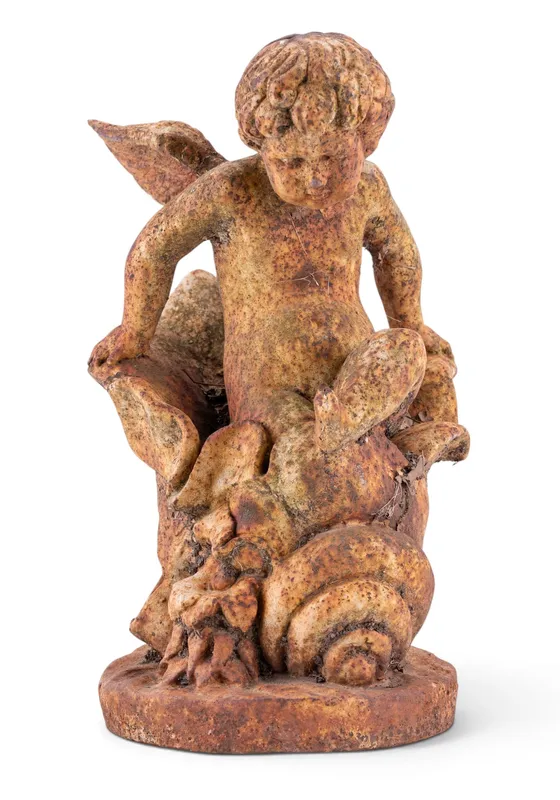 Cast Iron Garden Cherub Statue from auction in York, Pennsylvania — image 24