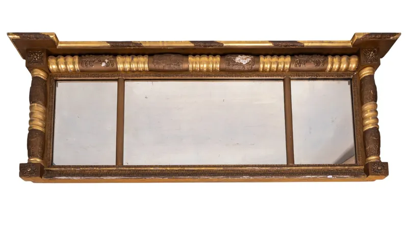 19th C Giltwood Over the Mantel Mirror from auction in York, Pennsylvania — image 41