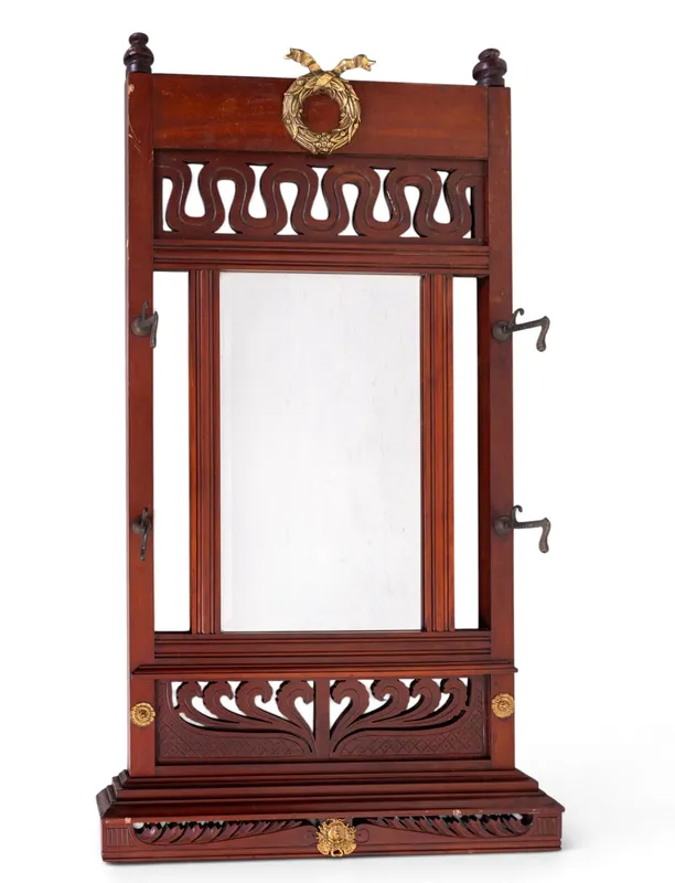 Late 19th/Early 20th C Hall Tree Mirror from auction in York, Pennsylvania — image 42