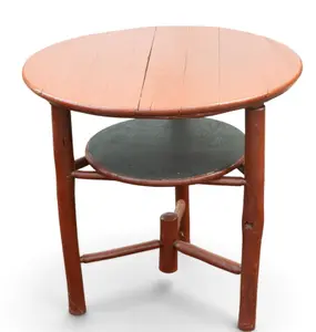 Painted Wooden Adirondack Round Table