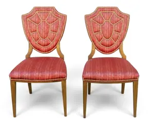 Vintage Shield-Back Dining Chairs