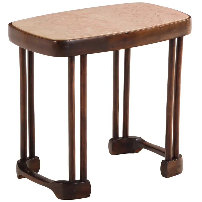 THONET MARBLE TOP  TABLE C 1910. from auction in Philadelphia, Pennsylvania — image 7