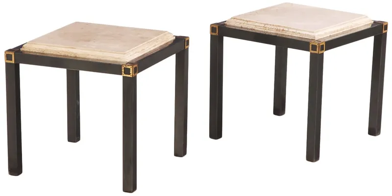 BRONZE TABLES TRAVERTINO from auction in Philadelphia, Pennsylvania — image 32
